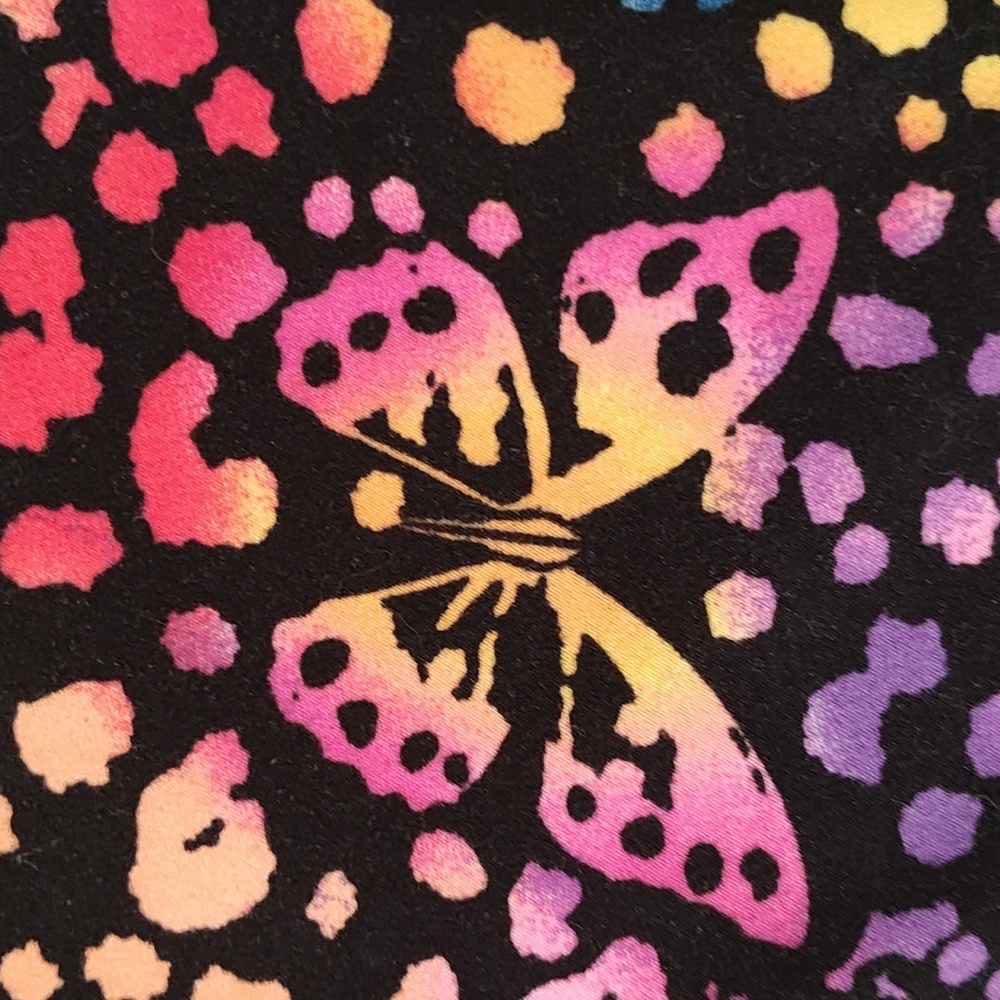 WOMEN: BUTTERFLY RAINBOW 🌈 SHORTS - Picture 4 of 6